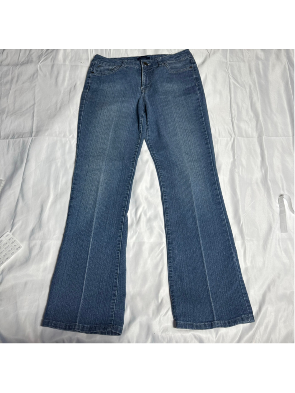 Women's Sandolino Blue Straight Leg Jeans Size 10